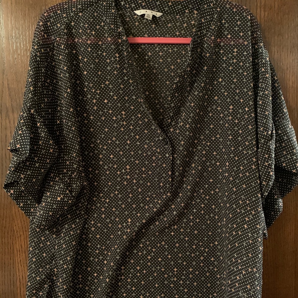 Cabi polka dot blouse